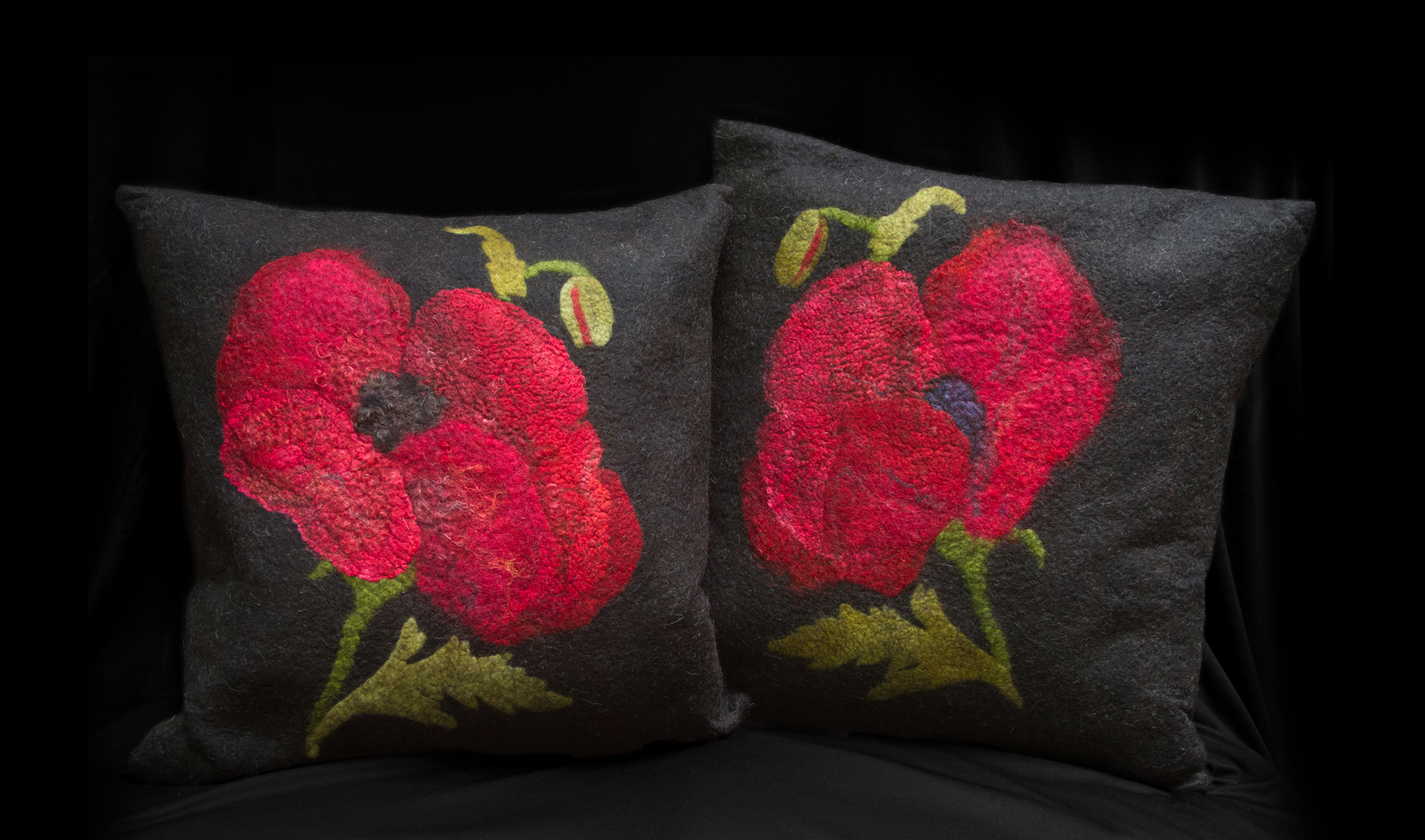 Hand-felted Pillows 043-44